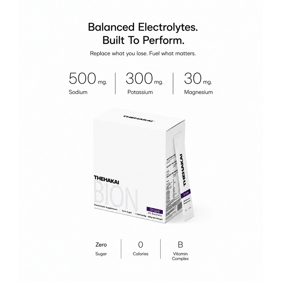 BION ELECTROLYTES - GRAPE