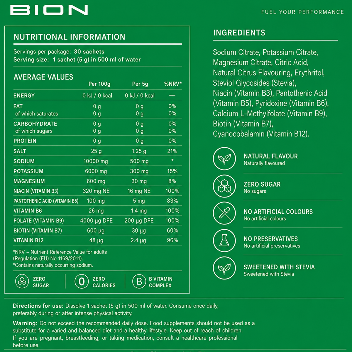 BION Electrolytes — Citrus